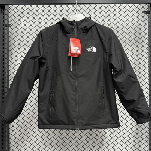 2024 TNF Velvet Thickened warm Black Outdoor Jackets #F3 加绒冲锋衣