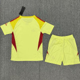 25-26 ARS Light Yellow GoalKeeper Kids Soccer Jersey