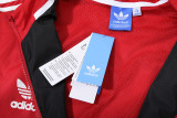 24-25 Flamengo Red Black Windbreaker