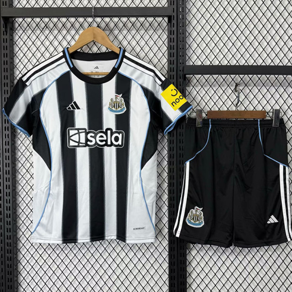 25-26 Newcastle Home Kids Soccer Jersey