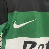 24-25 Sporting Lisbon Home Kids Soccer Jersey
