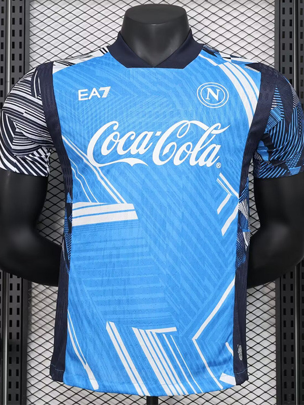 24-25 Napoli Blue Player Version Training Shirts
