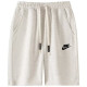 2025 NK Light gray Pure Cotton Fabric Casual Short Pants