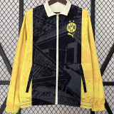 2024 Dortmund Black & Khaki Double Sided Windbreaker (双面风衣)