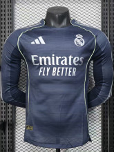 25-26 RMA Away Long Sleeve Player Version Soccer Jersey (长袖球员)