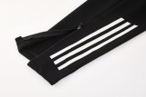 2025 AD Black Jacket Tracksuit #2319
