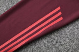 25-26 Bayern Brown Red Polo Tracksuit