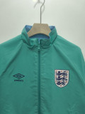 24-25 England Blue & Green Double Sided Windbreaker (双面风衣)