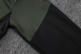 25-26 Bayern Army green Half Pull Tracksuit #B2535(半拉链)