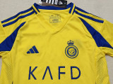 24-25 AL-Nassr Home Kids Soccer Jersey