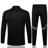 25-26 RMA Black Half Pull Tracksuit #B2501(半拉链)