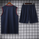 24-25 BAR Black Tank top and shorts suit (印花)