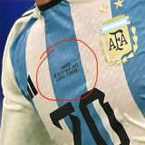 2022-2023 Argentina Home Retro Soccer Jersey (2星)