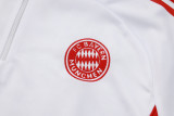 25-26 Bayern White Half Pull Tracksuit #B2530(半拉链)