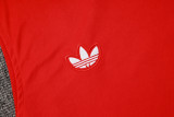 25-26 Man Utd Red Tank top and shorts suit #D2541