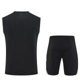 25-26 Argentina Black Tank top and shorts suit