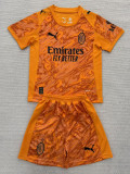 25-26 ACM Orange Goalkeeper Kids Soccer Jersey