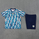25-26 Man City Lake blue Training Short Suit
