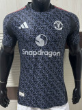 25-26 Man Utd Grey Black Special Edition Player Version Training shirts