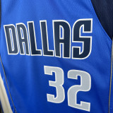 22-23 Dallas Mavericks FLAGG #32 Blue Top Quality Hot Pressing NBA Jersey