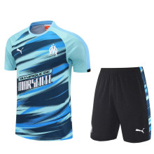 25-26 Marseille Lake blue Training Short Suit