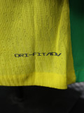 25-26 Brazil Home Long Sleeve Player Version Soccer Jersey (长袖球员)(带星)
