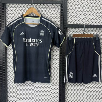 25-26 RMA Away Kids Soccer Jersey