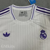 25-26 RMA White Special Edition Fans Training Shirts (紫色标)