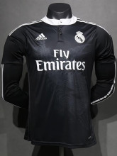 2014-2015 RMA Away Player Version 长袖球员 Long Sleeve Retro Soccer Jersey