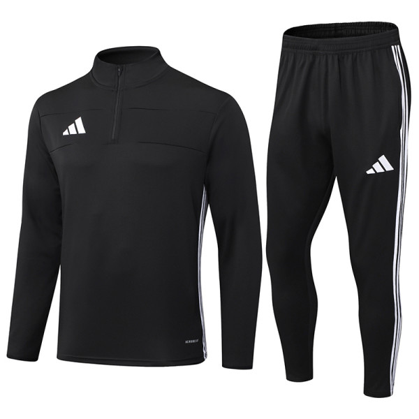 2025 AD Black Half Pull Tracksuit #07(半拉链)