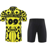 25-26 Dortmund Yellow Black Training Short Suit
