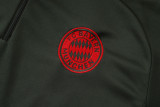 25-26 Bayern Army green Half Pull Tracksuit #B2535(半拉链)