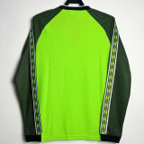 1998-1999 Man Utd Green Goalkeeper Long Sleeve Retro Soccer Jersey (长袖)