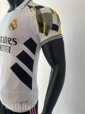 25-26 RMA White Special Edition Player Version Training Shirts 黄袖边