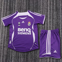 2006-2007 RMA Away Kids Retro Soccer Jersey