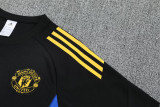 25-26 Man Utd Black Training Short Suit