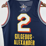 25-26 ALL-STAR GILGEOUS-ALEXANDER #2 Royal blue Top Quality Hot Pressing NBA Jersey