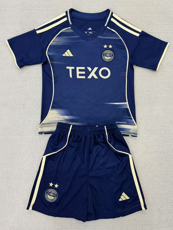 25-26 Aberdeen Away Kids Soccer Jersey