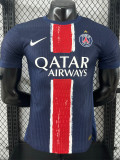 24-25 PSG Home Champions Of Europe 25 ICI  C'EST Paris Player Version Soccer Jersey 带星