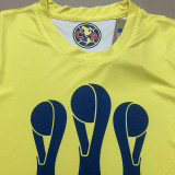24-25 Club America Yellow Champion Training shirts (背后没图案)