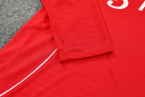 25-26 Man Utd Red Half Pull Tracksuit (半拉链)