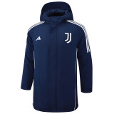 24-25 JUV Royal Blue Hooded Windbreaker Fabric Cotton Coat #G226