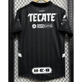 24-25 Monterrey Third Black Fans Soccer Jersey (黑色)