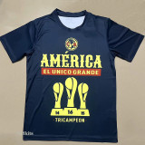 24-25 Club America Royal Blue Champion Training shirts (背后没图案)