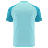 25-26 Flamengo Sky Blue Polo Short Sleeve