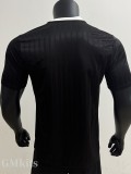 2025 AD Casual Black Player Version Training shirts (三叶草)
