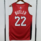 24-25 HEAT BUTLER #22 Red City Edition Top Quality Hot Pressing NBA Jersey (V领）