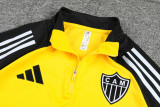 25-26 Atletico Mineiro Yellow Half Pull Tracksuit (半拉链)