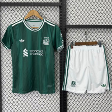 25-26 LIV Green Kids Soccer Jersey