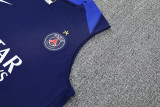25-26 PSG Royal blue Tank top and shorts suit